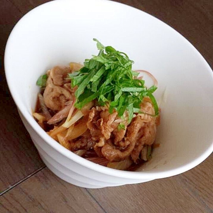 青紫蘇がさわやか!☆甘酸っぱい冷しゃぶ